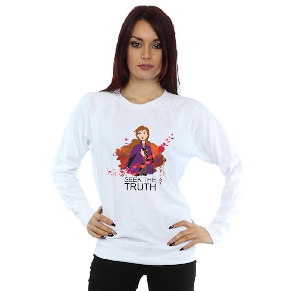 Disney Dam/Kvinnor Frozen 2 Anna Seek The Truth Vindtröja White S