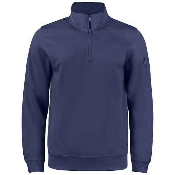 Clique Unisex Vuxen Basic Active Kvartsdragkedja Sweatshirt XL Mörk Dark Navy XL