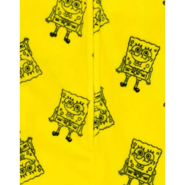 Svampbob Fyrkant Barn/Barn Repeat Print Sleepsuit 9-1 Yellow 9-10 Years
