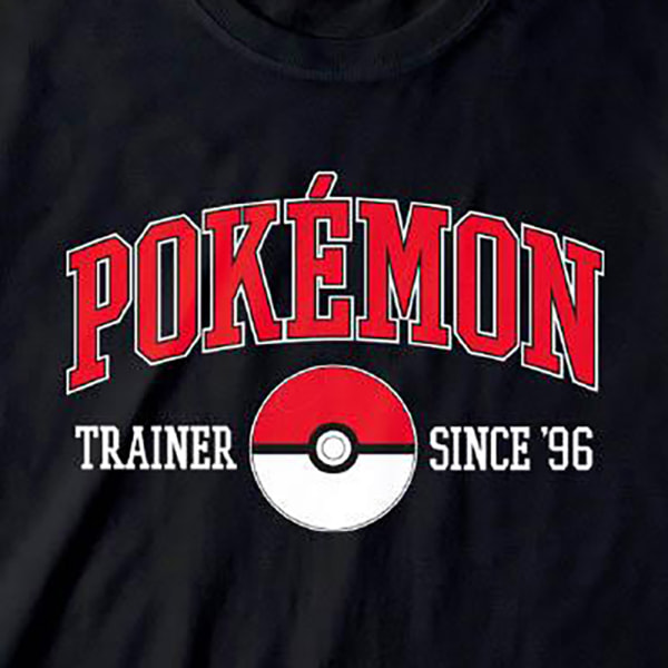 Pokemon Unisex Adult Since 96 T-shirt XL Svart Black XL