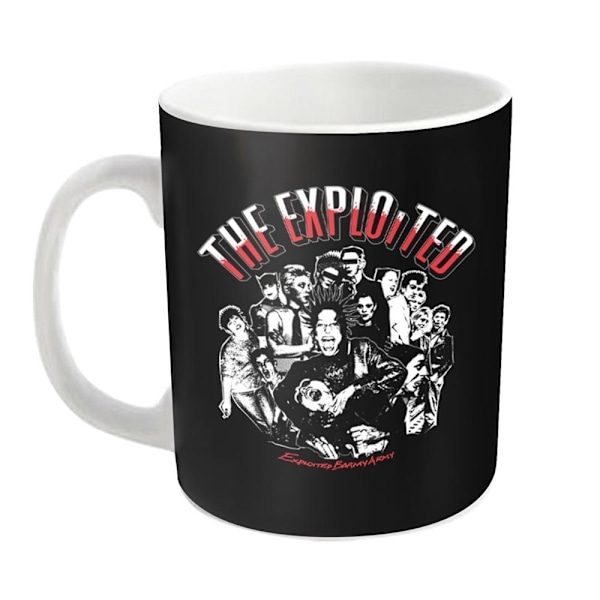 The Exploited Barmy Army Mug En Storlek Svart/Vit Black/White One Size