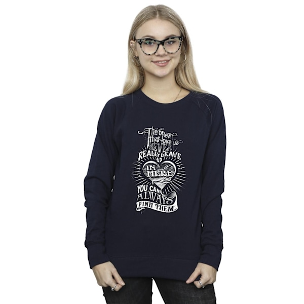 Harry Potter Dam/Kvinnor De Som Älskar Oss Sweatshirt M N Navy Blue M