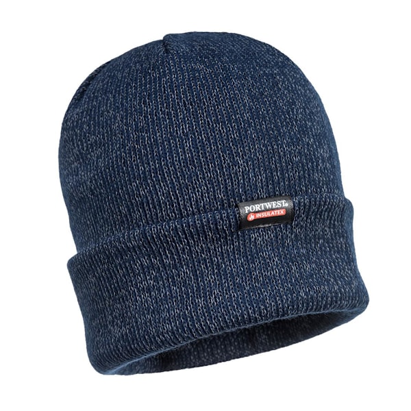 Portwest Stickad Reflexmössa En Storlek Marinblå Navy One Size