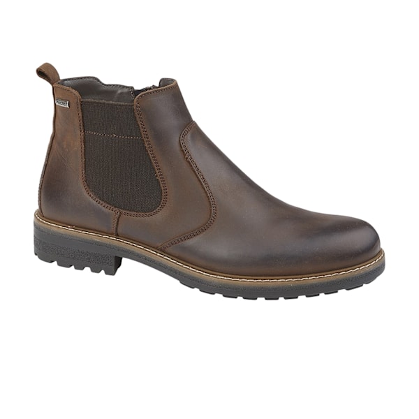 IMAC Herr Läder Chelsea Boots 11 UK Brun Brown 11 UK