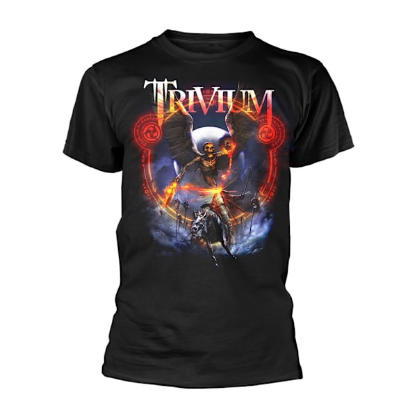 Trivium Unisex Adult Death Rider T-Shirt S Svart Black S