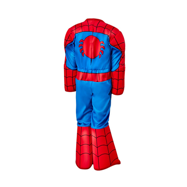 Spider-Man Boys Deluxe Kostym 3-4 År Röd/Blå Red/Blue 3-4 Years