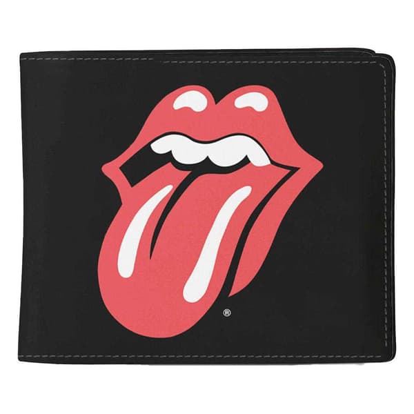 The Rolling Stones Logoplånbok One Size Svart/Röd Black/Red One Size