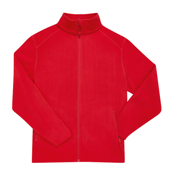 B&C Unisex Vuxen Reset Fleecejacka M Röd Red M