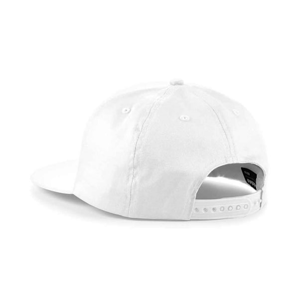 Beechfield Unisex Vuxen Snapback Cap En Storlek Vit White One Size