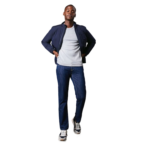 Maine Herr Kort Vadderad Blousonjacka 4XL Marinblå Navy 4XL