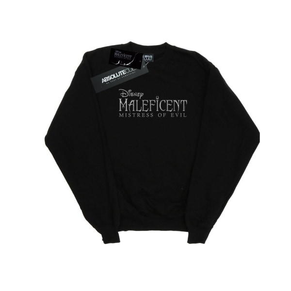 Disney Dam/Kvinnor Maleficent Mistress Of Evil Logo Sweatshirt Black L