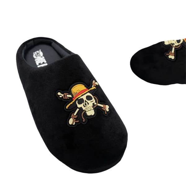 One Piece Pojkar Logotyp Tofflor 3 UK Svart Black 3 UK