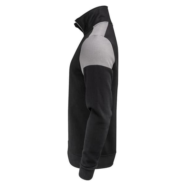 Printer PRIME Herr Kontrast Half Zip Sweatshirt M Svart/Antracit Black/Anthracite M