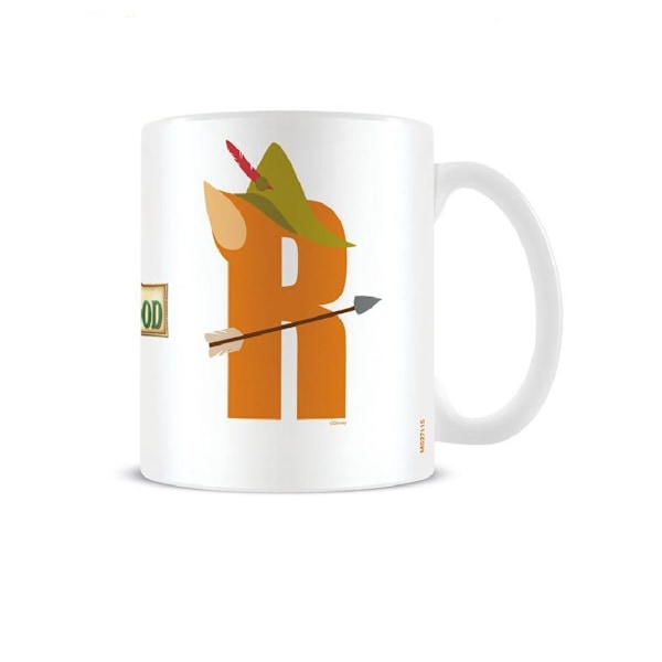 Robin Hood R Mug En Storlek Vit/Orange/Grön White/Orange/Green One Size