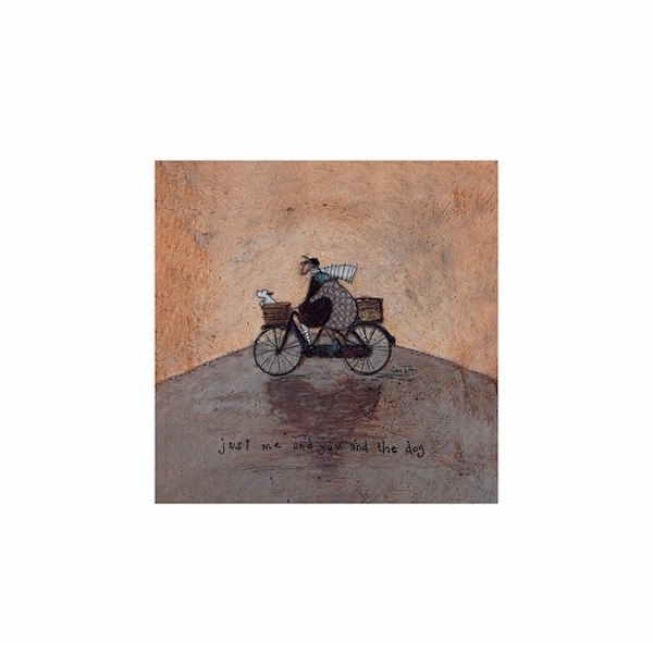 Sam Toft Just Me And You And The Dog Print 30cm x 30cm Brun/Svart Brown/Black 30cm x 30cm