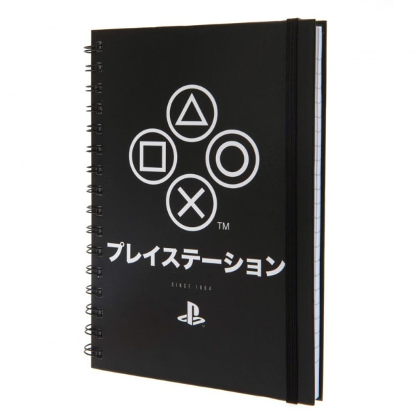 Playstation A5 Wirebound Notebook One Size Svart/Vit Black/White One Size