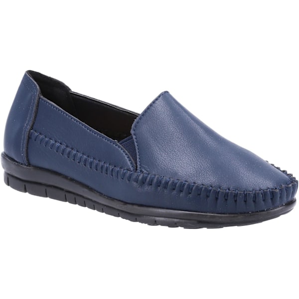 Fleet & Foster Dam/Dam Shirley Läder Loafers 8 UK Marinblå Navy 8 UK
