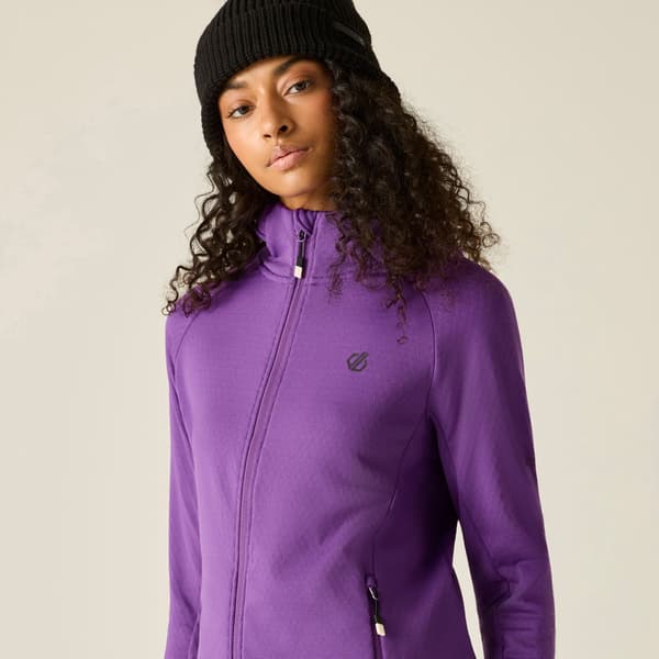 Dare 2B Dam Ventura Stretch Hooded Midlayer 10 UK Ama Amaranth 10 UK