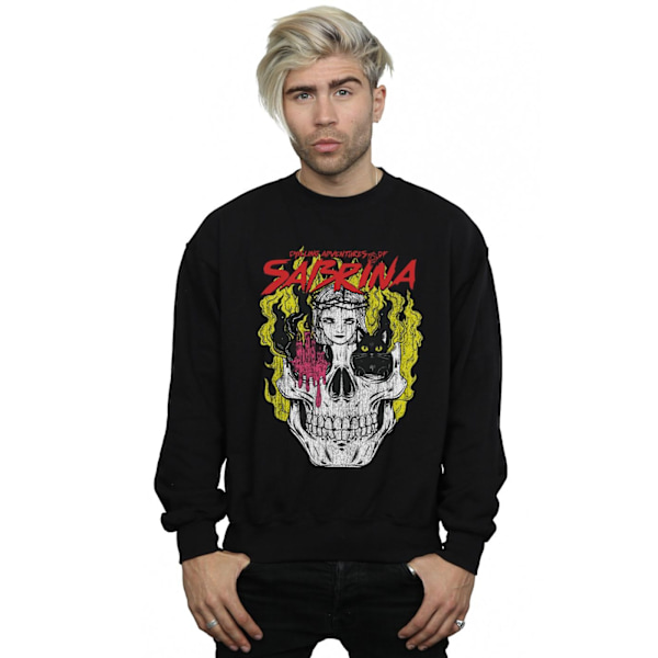 The Chilling Adventures Of Sabrina Herr Icon Skull Sweatshirt 4 Black 4XL