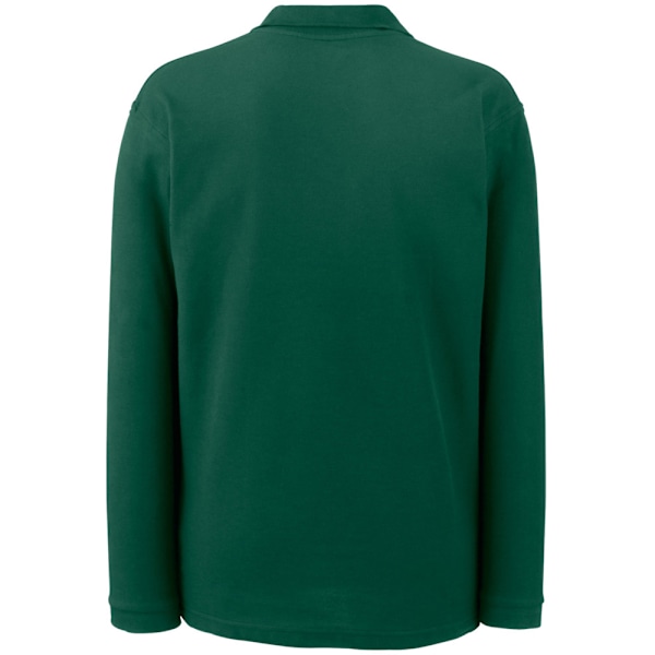 Fruit Of The Loom Premium Långärmad Poloskjorta S Forest Forest Green S