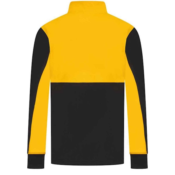 Finden & Hales Herr Quarter Zip Träningströja S Svart/Guld Black/Gold S