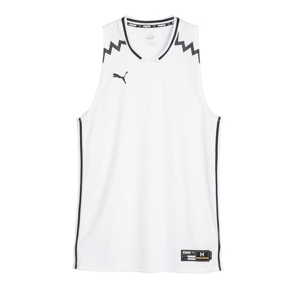 Puma Herr Hoops Team Game Performance Basketlinne XXS Vit White XXS