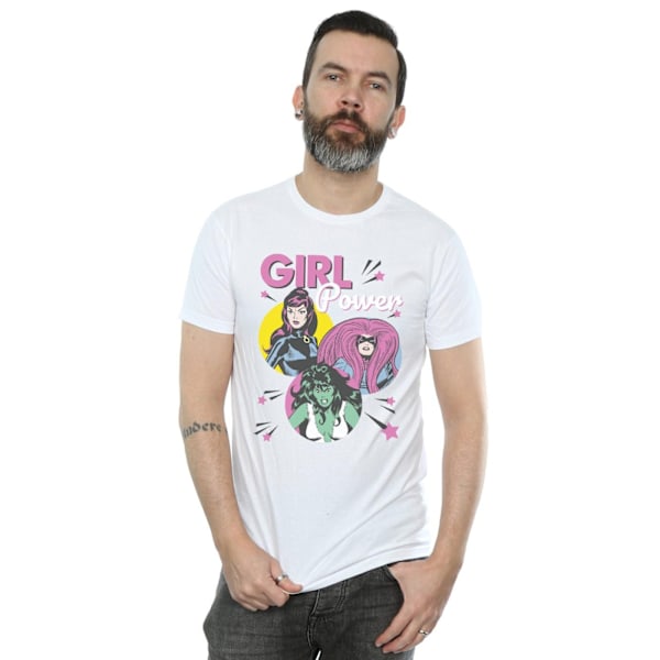 Marvel Comics Girl Power T-shirt L Vit White L