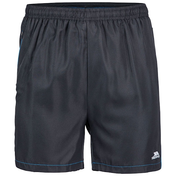 Trespass Mens Walton Sports Shorts XXS Svart/Blå Black/Blue XXS