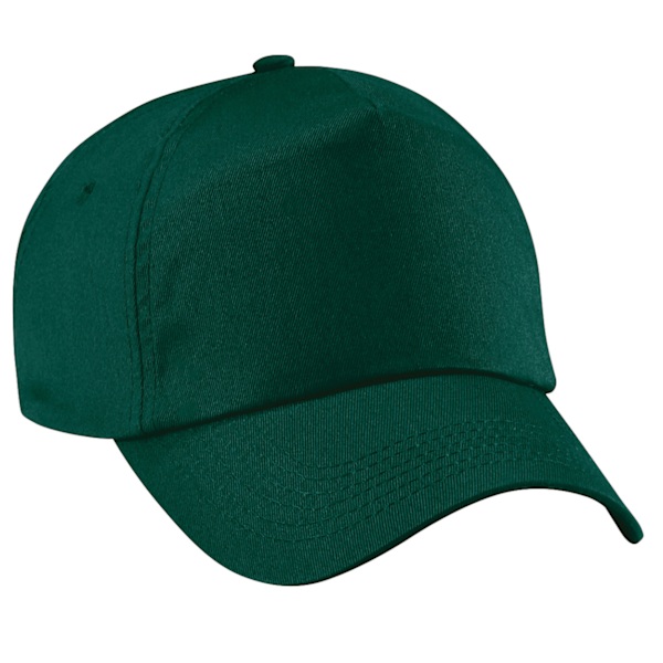 Beechfield Unisex Original 5-Panel Baseballkeps i enfärgad design, One Size Bottle Green One Size