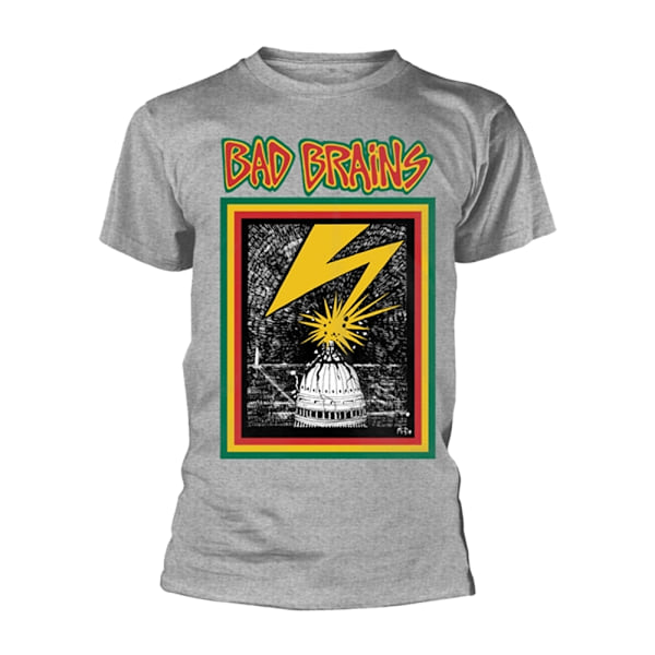 Bad Brains Unisex Vuxen T-Shirt M Grå Grey M