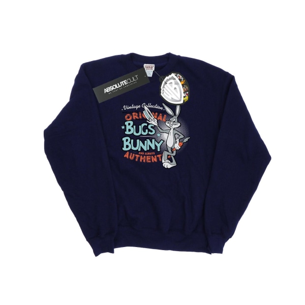 Looney Tunes Boys Vintage Bugs Bunny Sweatshirt 5-6 Years Navy Navy Blue 5-6 Years