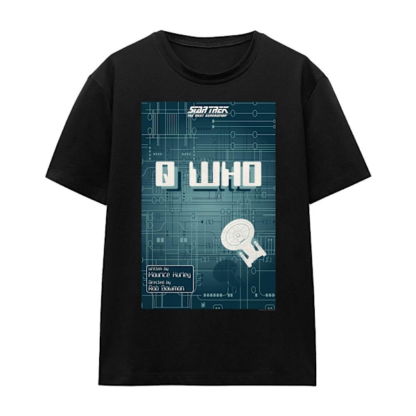 Star Trek Unisex Vuxen The Next Generation Säsong 2 Avsnitt 16 Black M