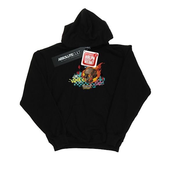 Disney Boys Wreck It Ralph Race Skull Hoodie 9-11 år Svart Black 9-11 Years