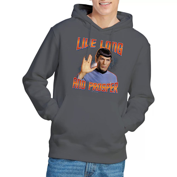 Star Trek: The Original Series Herr Live Long and Prosper Spock Charcoal S