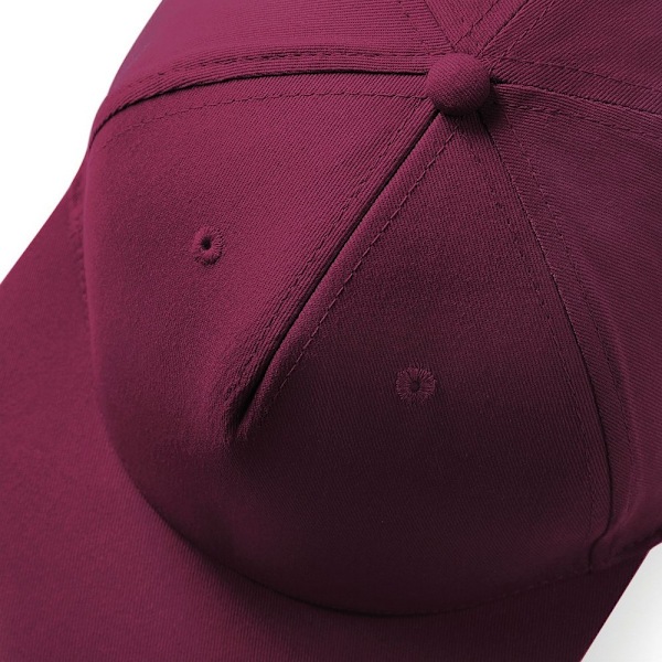 Beechfield Unisex 5 Panel Retro Rapper Cap (2-pack) One Size Burgundy One Size