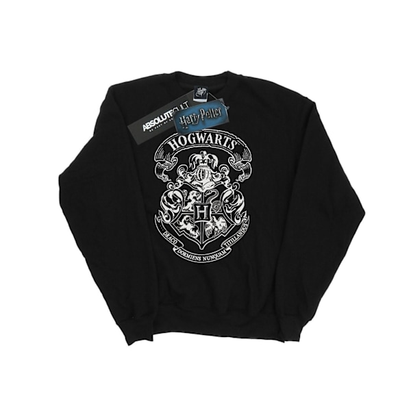 Harry Potter Hogwarts Crest Sweatshirt för flickor 5-6 år Svart Black 5-6 Years