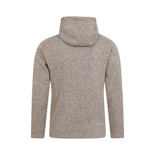Mountain Warehouse Mens Nevis Fleece Full Zip Hoodie L Beige Beige L