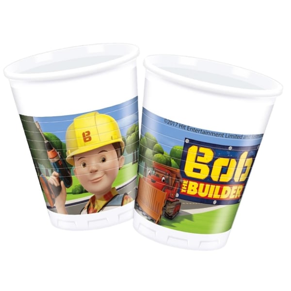 Bob the Builder Plast Party Cup (Pack om 8) One Size Multicol Multicoloured One Size