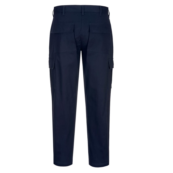 Portwest Dam/Damer S233 Stretch Slim Cargo Byxor 34R Mörk Dark Navy 34R