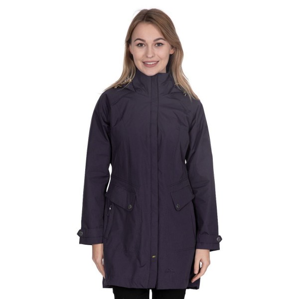 Trespass Womens/Ladies Rainy Day Waterproof Jacket S Ink Ink S