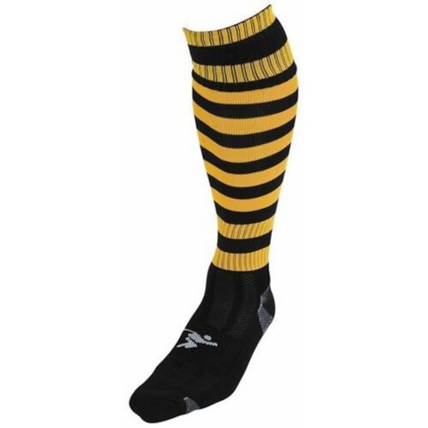 Precision Unisex Vuxen Pro Randiga Fotbollsstrumpor 7 UK-12 UK Bla Black/Amber Glow 7 UK-12 UK