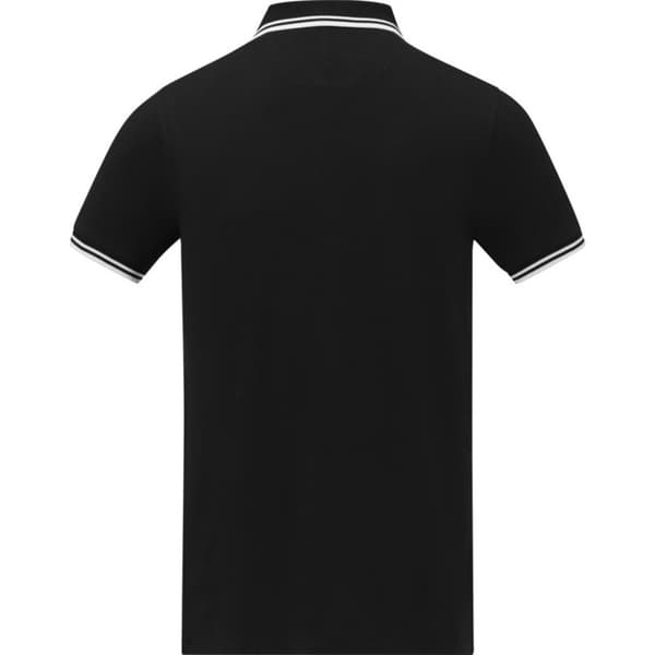 Elevate Herr Amarago Kortärmad Poloshirt XXL Solid Svart Solid Black XXL