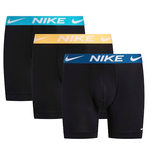 Nike Essential Micro Dri-FIT Boxerkalsonger för män (3-pack) M Or Orange/Cactus/Blue M