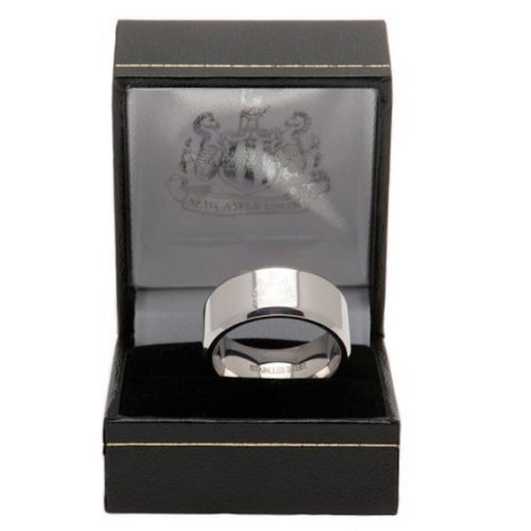 Newcastle United FC Band Ring Stor Silver Silver Large