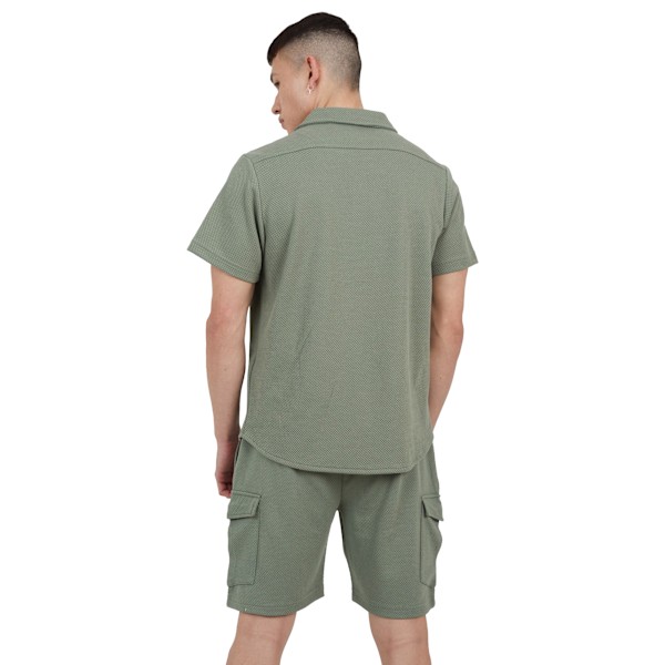 Brave Soul Mens Cadby Textured Cargo Shorts XXL Light Sand Light Sand XXL