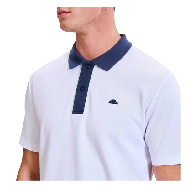 Ellesse Herr Vergo Pikétröja S Vit/Marinblå White/Navy S