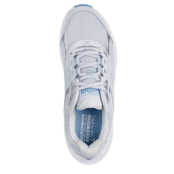 Skechers Dam Go Run Consistent 2.0 Advantage Läder Light Blue 6 UK