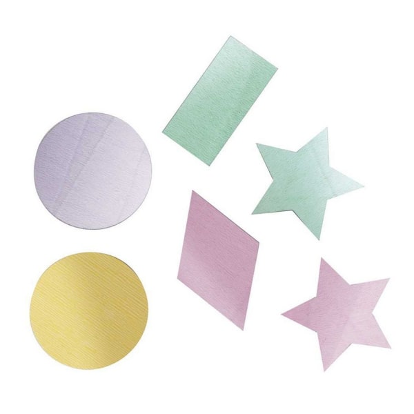 Unika festfolieformer Grattis på födelsedagen konfetti One Size Purpl Purple/Gold/Green One Size