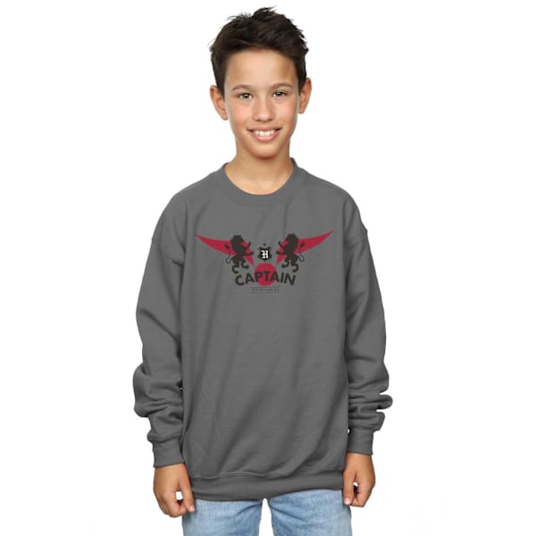 Harry Potter Boys Gryffindor Captain Sweatshirt 7-8 år Charc Charcoal 7-8 Years