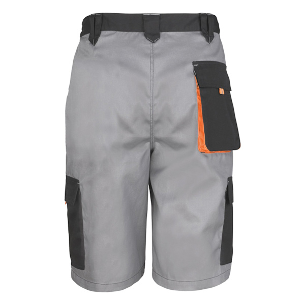Result Work-Guard Herr Lite Shorts 4XL Grå/Svart Grey/Black 4XL